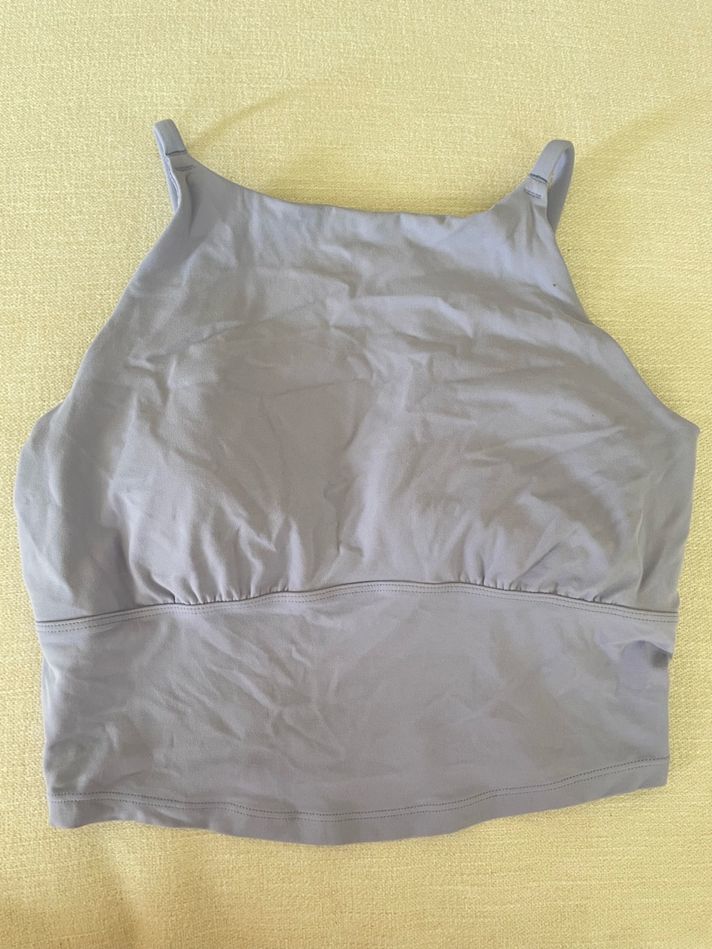 Lavender Light Support High Neck Sports Bra